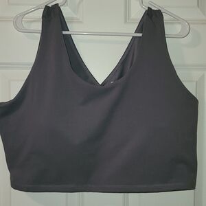 White Birch Padded Cropped Tank Top